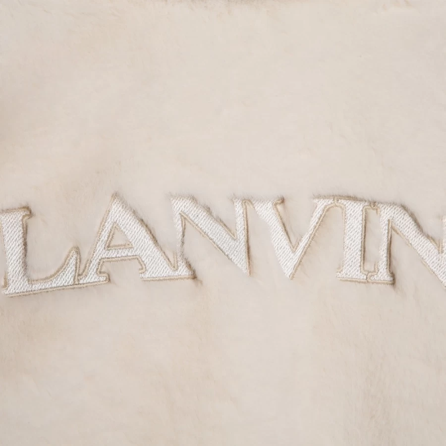 LANVIN Ivory Super Soft Zip-Up Blouse for Girls