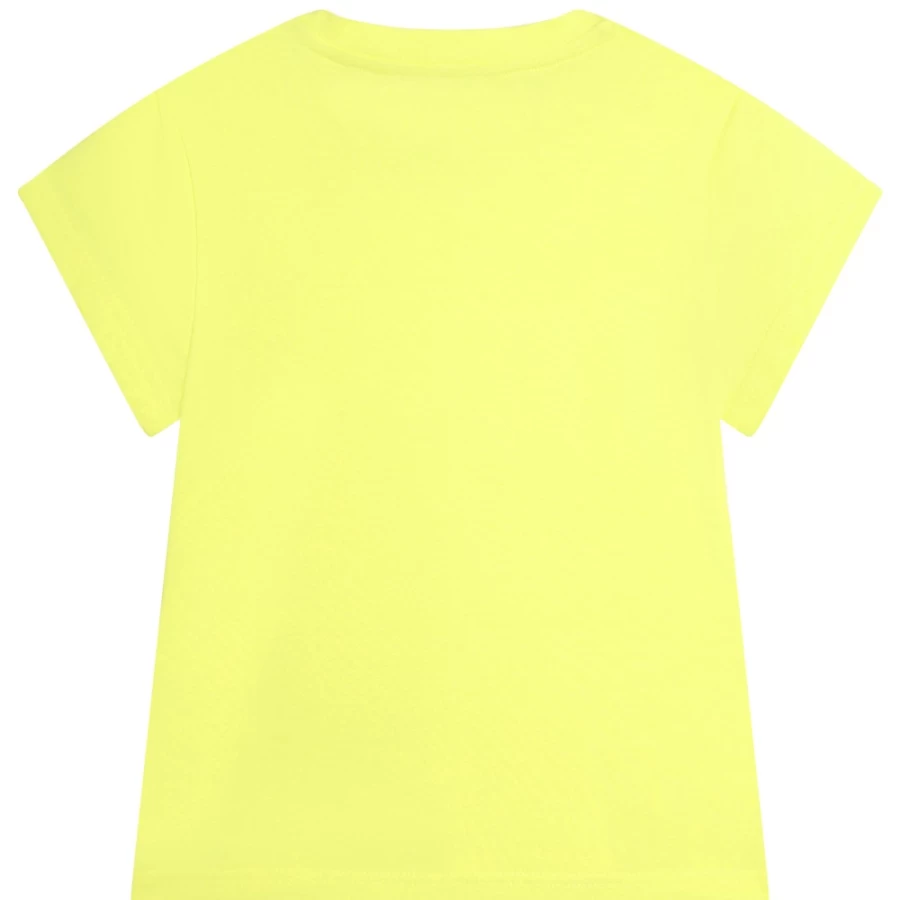DKNY Girls' Lemon Short-Sleeved T-Shirt for Summer Comfort