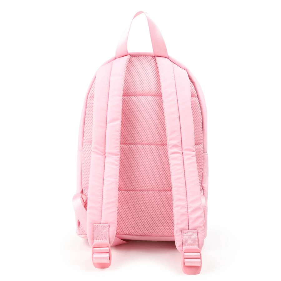 KARL LAGERFELD KIDS Choupette Pink Washed Backpack for Girls - Small Rucksack