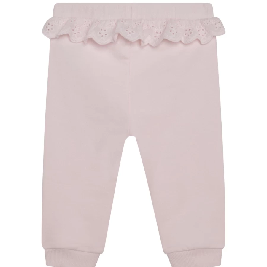 CARREMENT BEAU Girls' Apricot Frilled Jersey Trousers for Kids