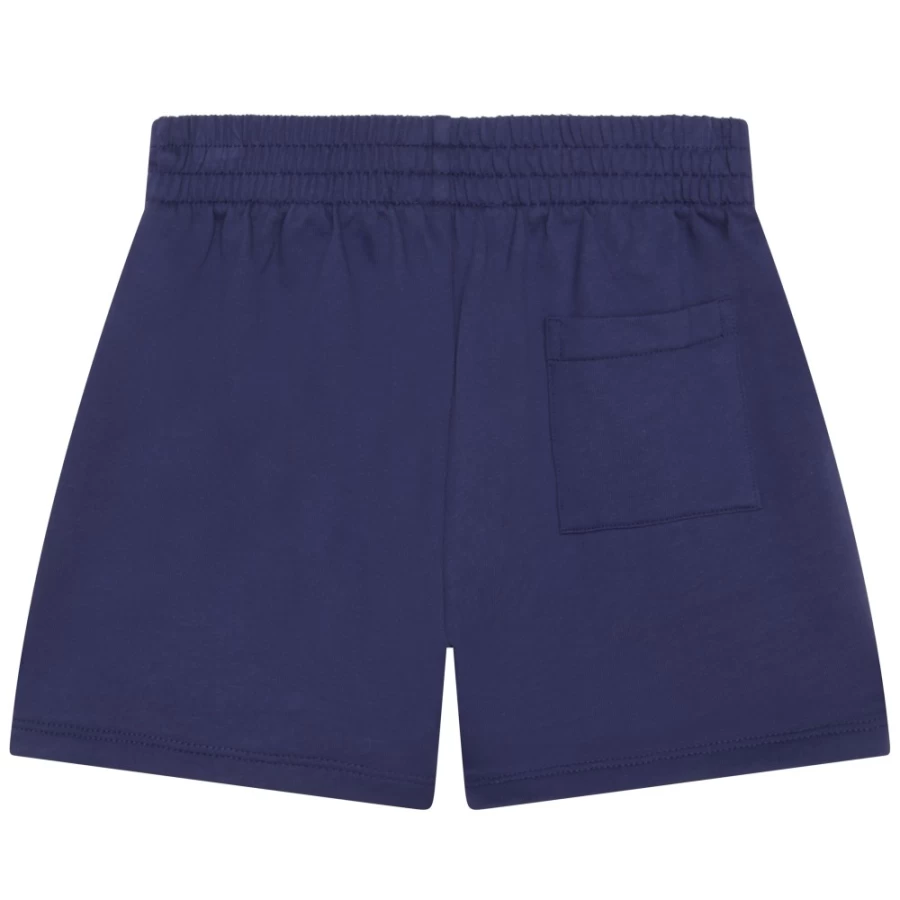 KENZO KIDS Girls' Light Cotton Fleece Shorts in Blue
