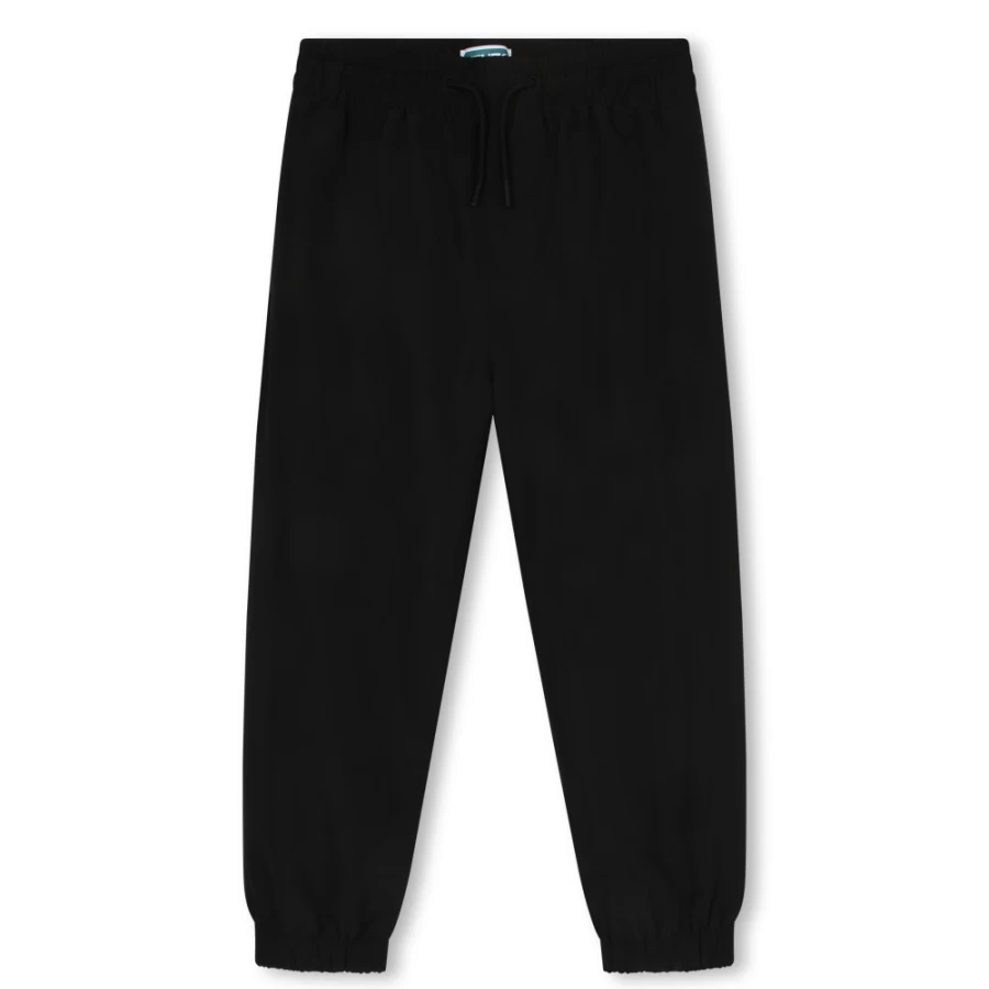 KENZO KIDS Girls Black Jogging Pants for Active Play and Comfort