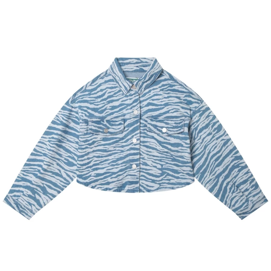 KENZO KIDS Girls' Pale Blue Long Sleeved Shirt