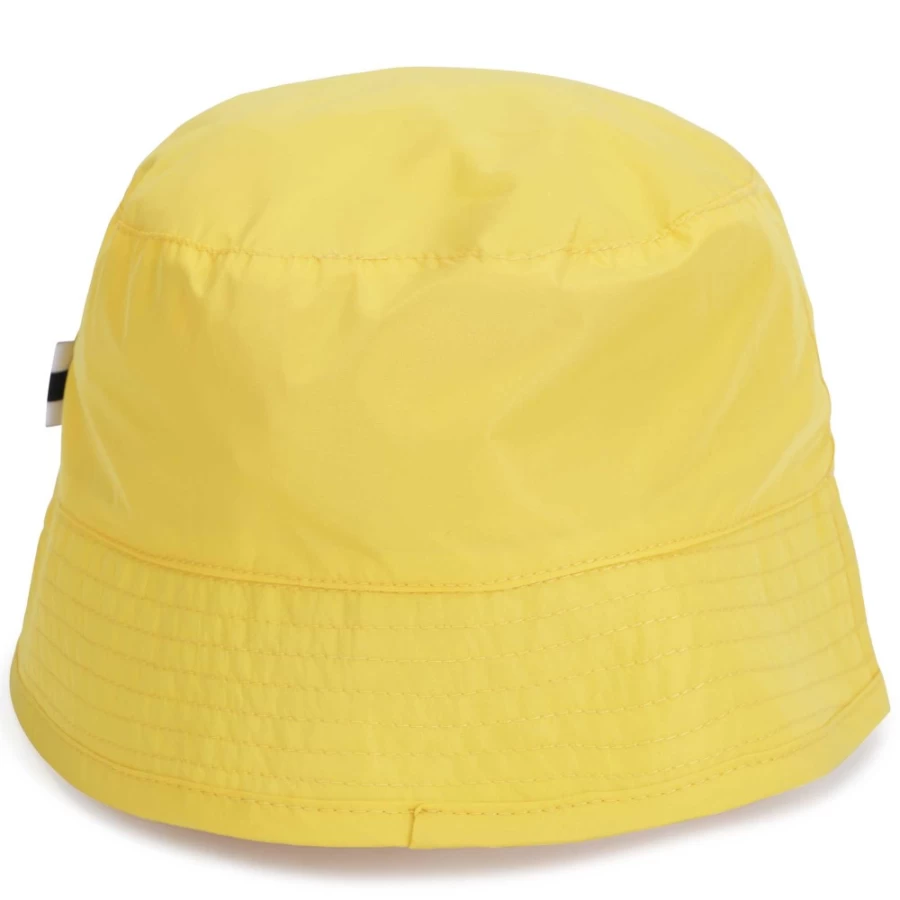 AIGLE Girls' Plain Sun Hat in Gold Yellow - Stylish Label Design for Outdoor Protection