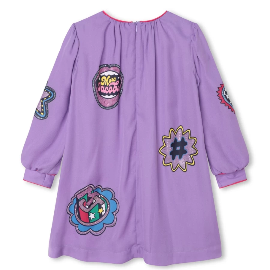 MARC JACOBS Girl's Fancy Crepe Dress - Elegant & Stylish