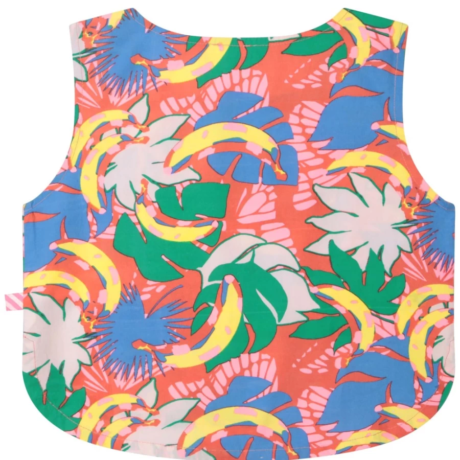BILLIEBLUSH Girls' Apricot Sleeveless Blouse for Summer Fashion