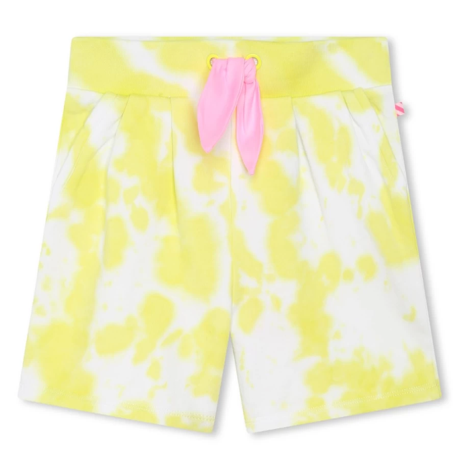BILLIEBLUSH Girls' Fleece Shorts in Lemon - Soft & Comfortable