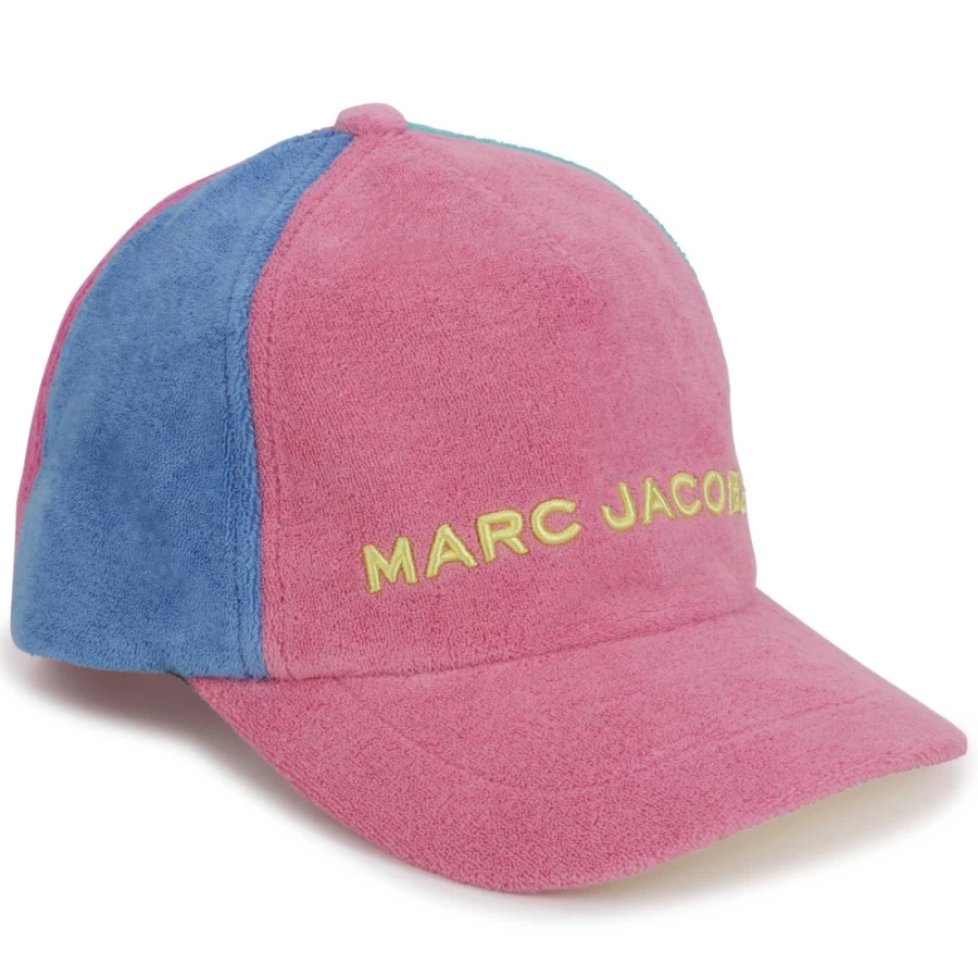 MARC JACOBS Embroidered Terry Cloth Cap for Girls - Multicoloured Fashion Hat