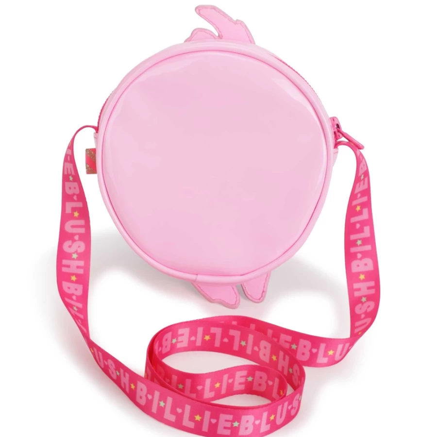 BILLIEBLUSH Pink Round Parrot Handbag for Girls - Stylish & Unique Women's Fashion Accessory