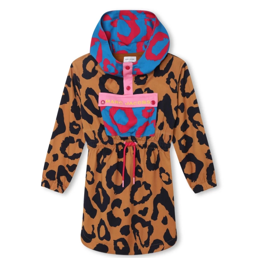 MARC JACOBS Girls Multicoloured Hooded Dress - Stylish & Comfortable