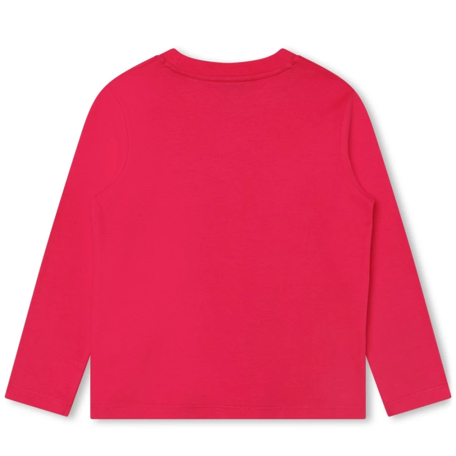 MARC JACOBS Girls' Fuschia Logo & Graphic Illustration T-Shirt