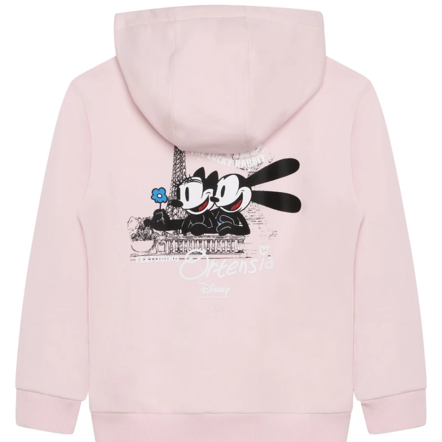 Givenchy Marshmallow Hooded Sweatshirt for Girls - Printed Pullover Cotton Hoodie