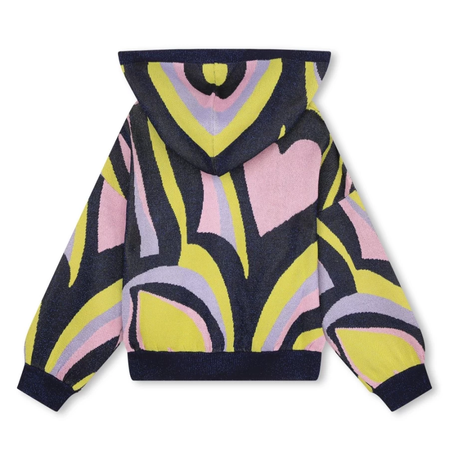 BILLIEBLUSH Lilac Sparkly Knitted Sweatshirt for Girls - Glitter Embellished Comfort Top