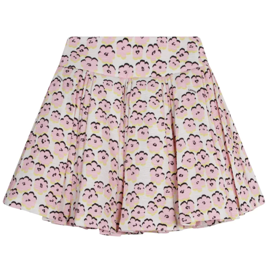 LANVIN Pink Waffle Party Dress for Girls - Elegant & Stylish