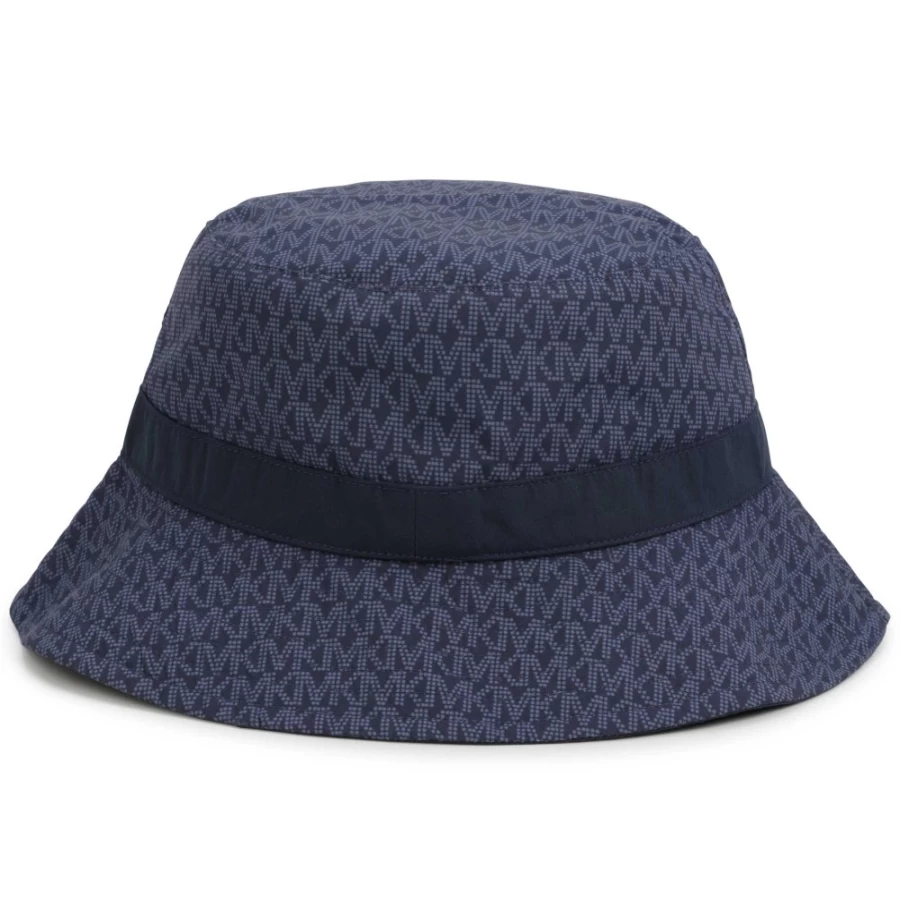 MICHAEL KORS Navy Printed Bucket Hat for Girls