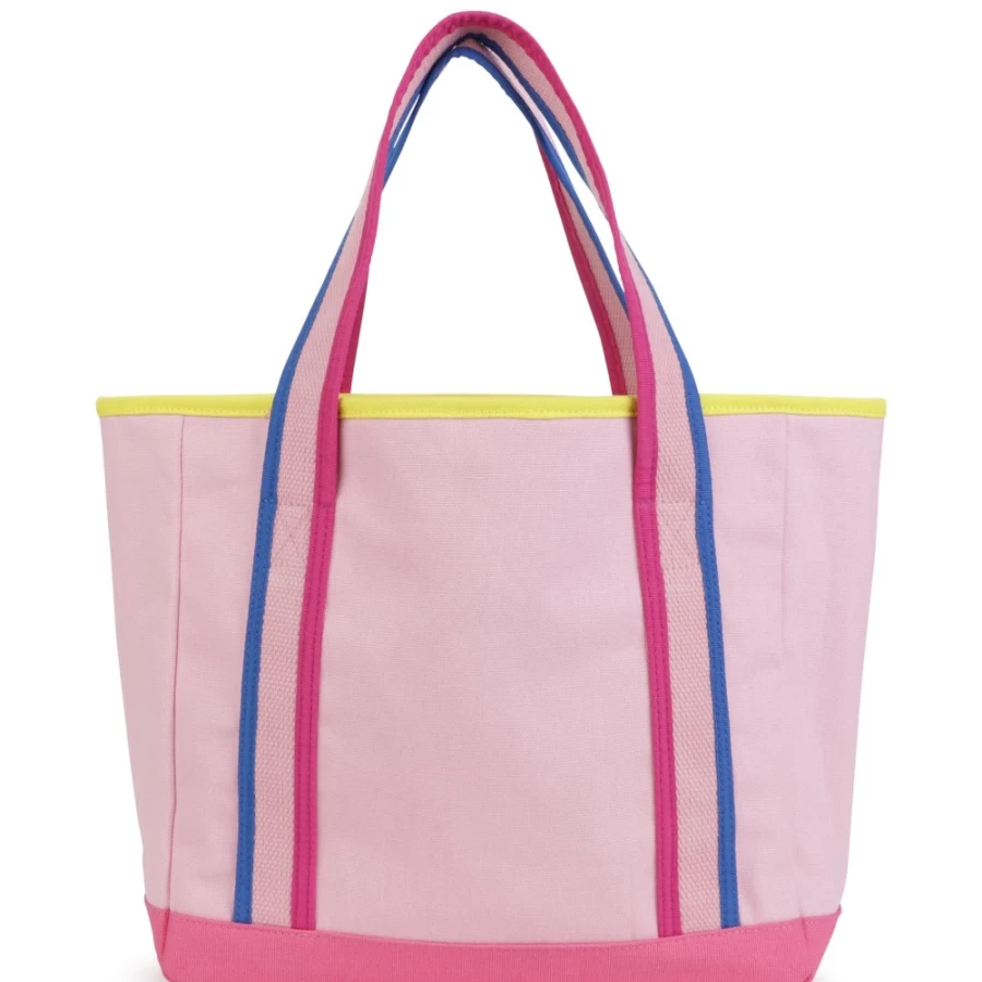 SONIA RYKIEL Pink Washed Pink Tote Bag for Girls with Pocket - Stylish & Functional