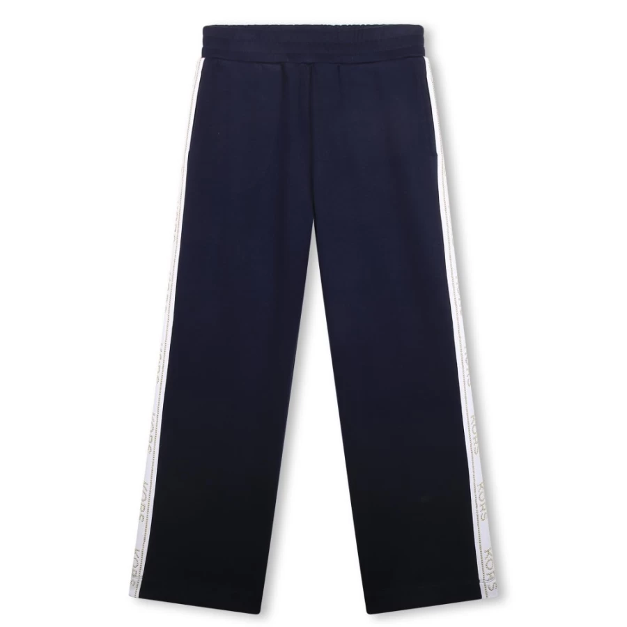 MICHAEL KORS Navy Studded Jogging Pants for Girls