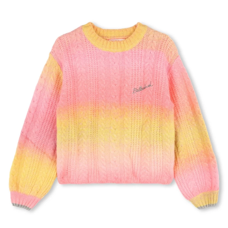 BILLIEBLUSH Lilac Gradient Knitted Jumper for Girls