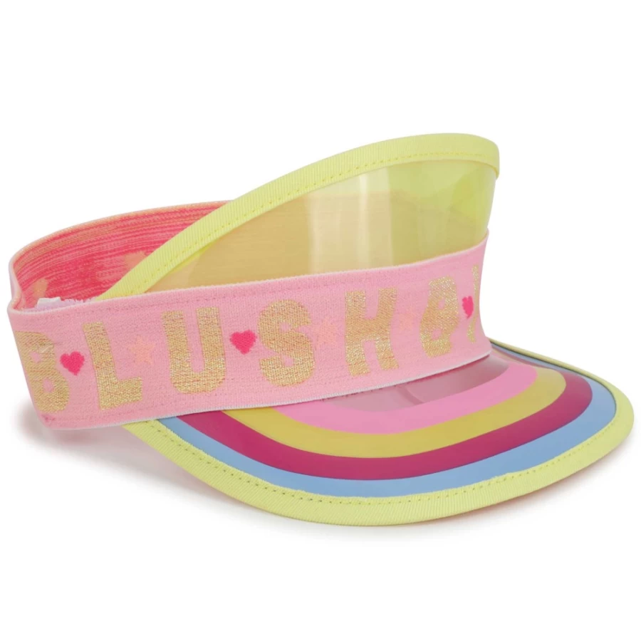 Pink BILLIEBLUSH Plastic Visor for Girls - Custom Logo Face Shield