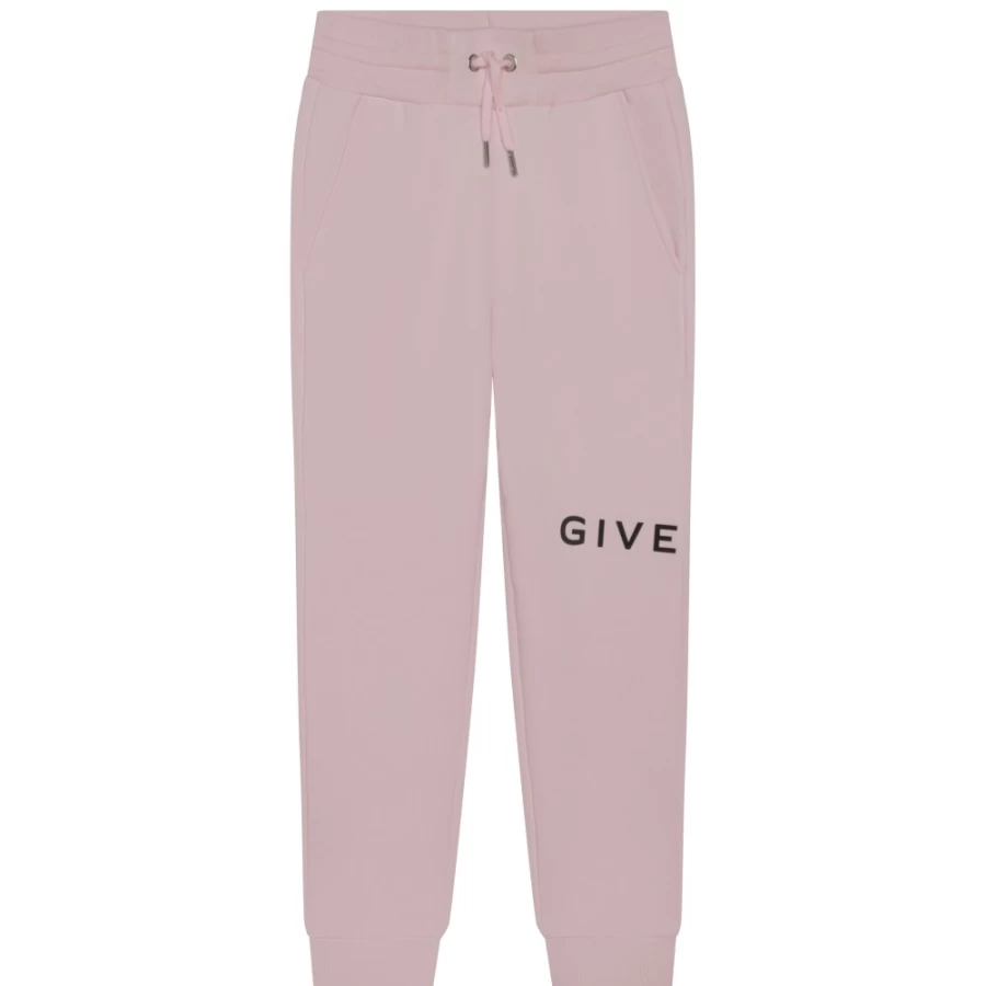 Givenchy Girls' Marshmallow Fleece Jogging Pants - Soft Comfort & Style (44Z)