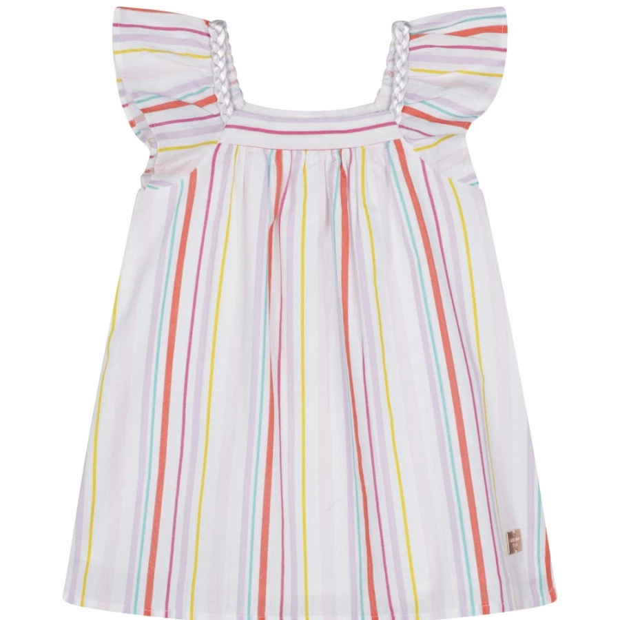 CARREMENT BEAU Girls Multicoloured Cotton Novelty Dress
