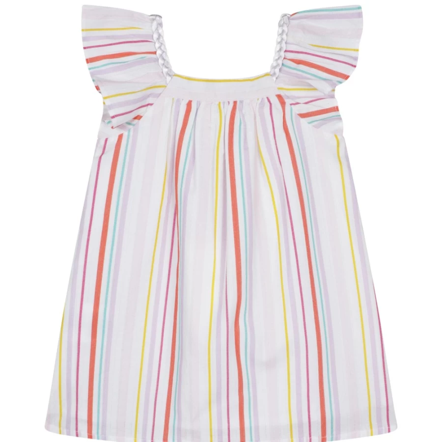 CARREMENT BEAU Girls Multicoloured Cotton Novelty Dress