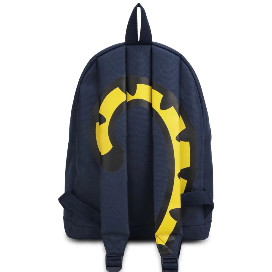 KENZO KIDS Navy Printed Embroidered Backpack for Girls