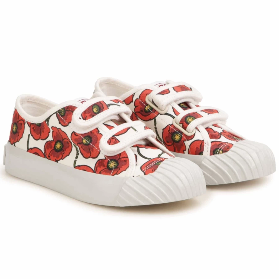 KENZO KIDS Cream Sneakers for Girls | Stylish Comfortable Kids Shoes