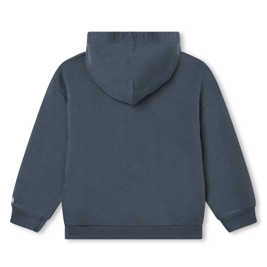 DKNY Girls' Hooded Sweatshirt - Soft Cotton Pullover with Hood for Comfort & Style