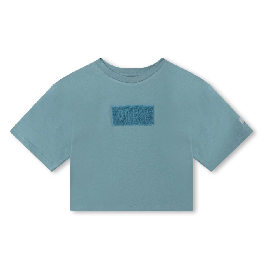 DKNY Girls' Short-Sleeve Cotton T-Shirt for Comfort & Style