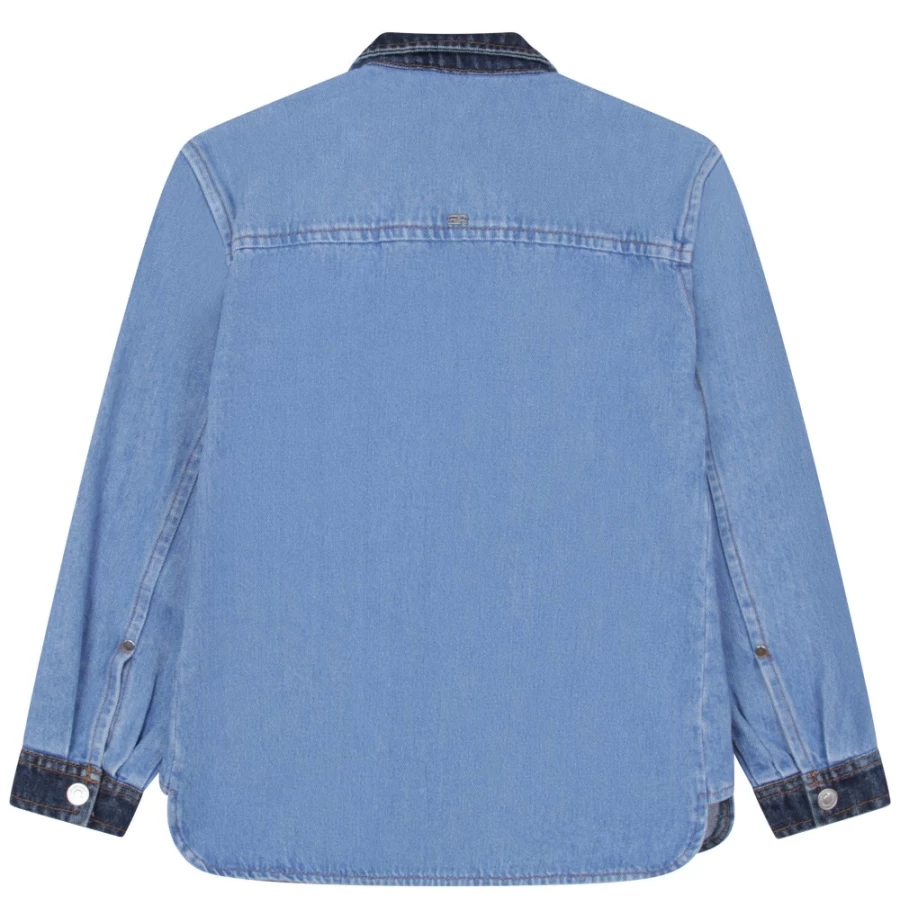 SONIA RYKIEL Denim Jacket for Girls in Classic Denim Blue - Stylish & Comfortable