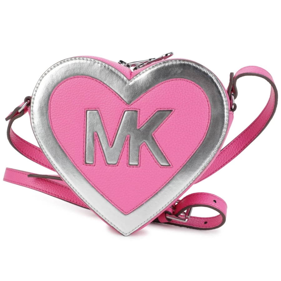 MICHAEL KORS Heart-Shaped Handbag for Women in Fuchsia Pink