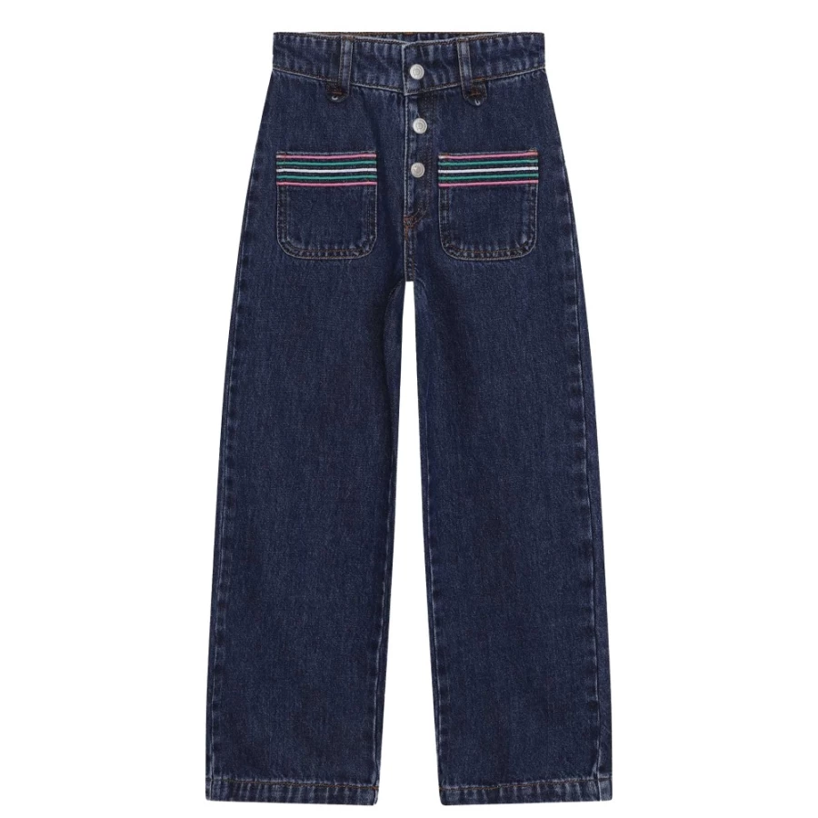 SONIA RYKIEL Denim Blue Jeans for Girls - Stylish Comfort Fit