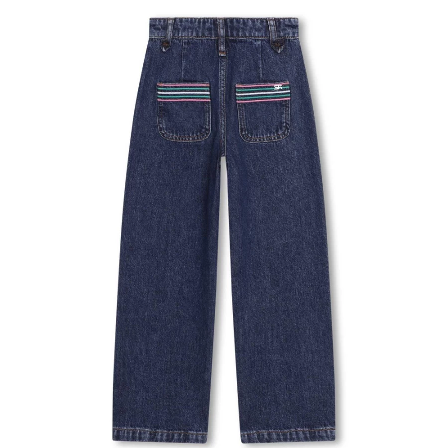 SONIA RYKIEL Denim Blue Jeans for Girls - Stylish Comfort Fit