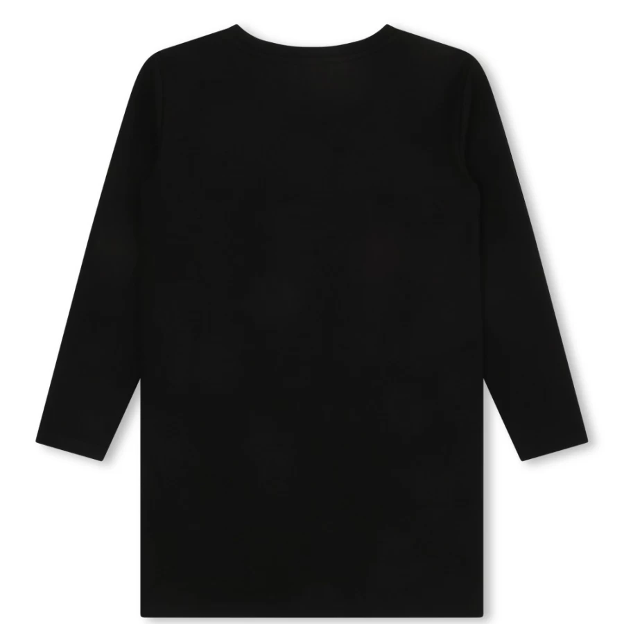 SONIA RYKIEL Black Diamante Dress for Girls - Sparkling Novelty Party Wear