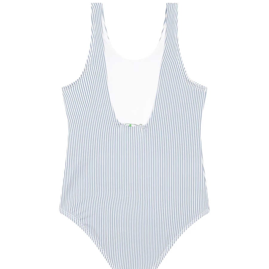 KENZO KIDS Light Grey Girls' One-Piece Swimming Costume for Kids