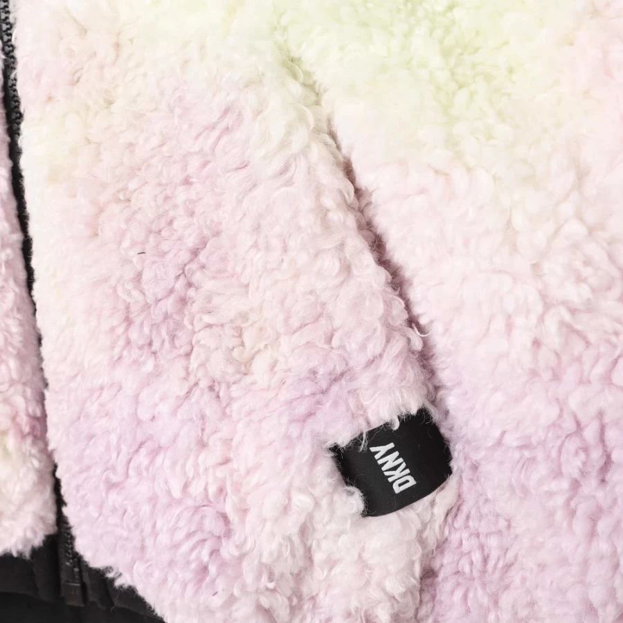 DKNY Girls' Fluffy Fleece Zip-Up Sweatshirt - Cozy Pullover Hoodie