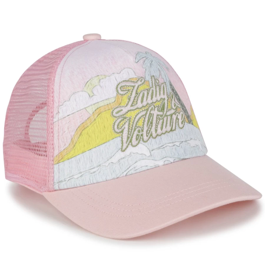 ZADIG & VOLTAIRE Lilac Cotton Mesh Baseball Cap for Girls