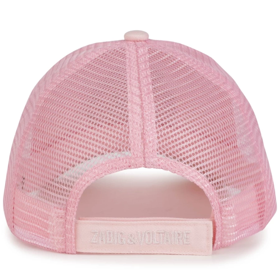 ZADIG & VOLTAIRE Lilac Cotton Mesh Baseball Cap for Girls