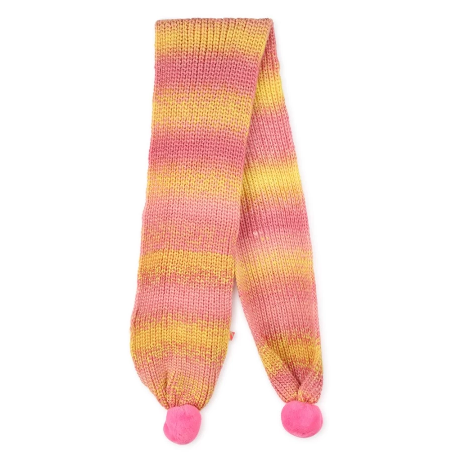 BILLIEBLUSH Lilac Chunky Knitted Scarf for Girls - Soft Warm Winter Accessory