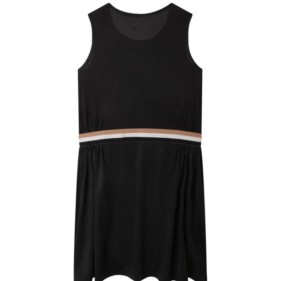 BOSS Black Sleeveless Dress for Girls - Elegant & Stylish Summer Outfit