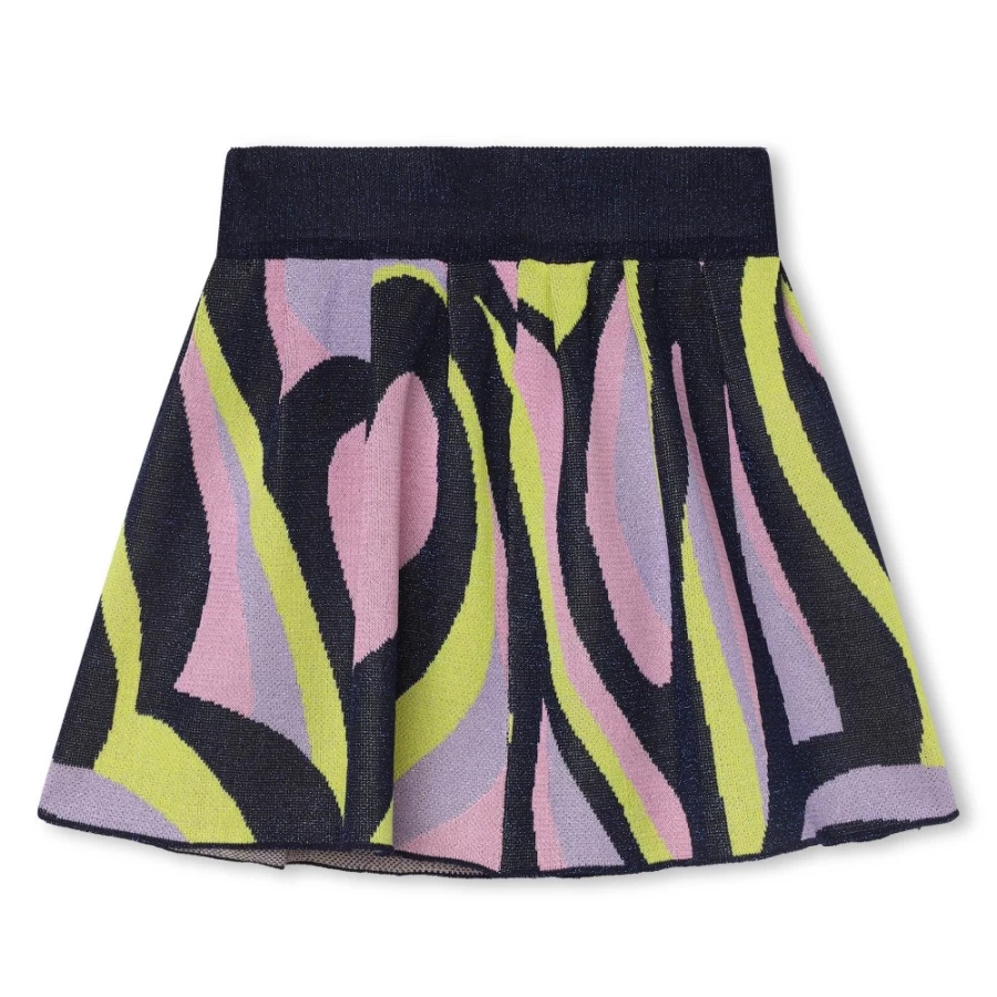 BILLIEBLUSH Lilac Sparkly Knitted Skirt for Girls - Glittery Casual Wear
