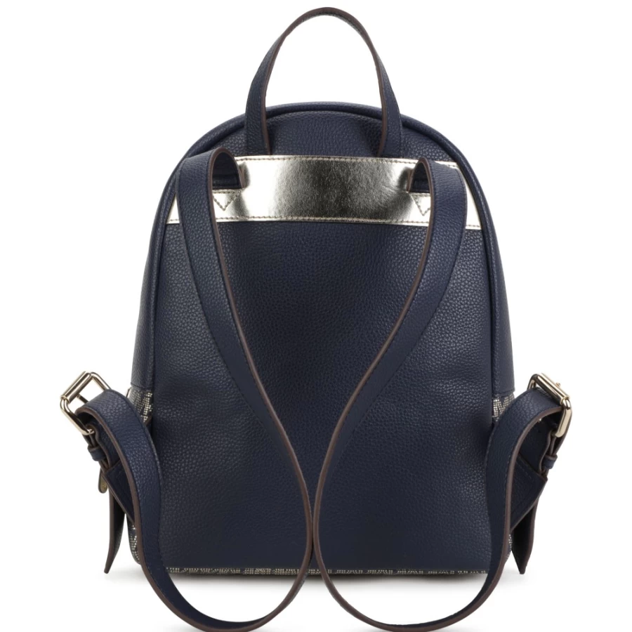 MICHAEL KORS Navy Rucksack Backpack With Heart Patch for Girls