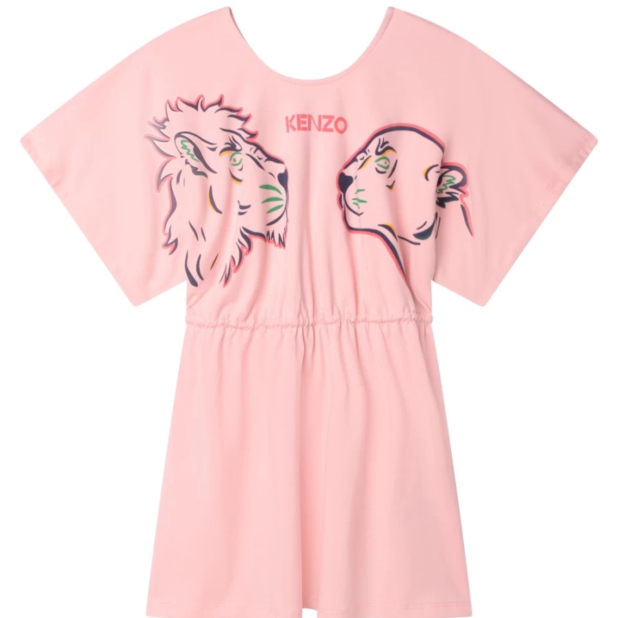 KENZO KIDS Girls Pink Dress - Stylish & Comfortable Kids Fashion
