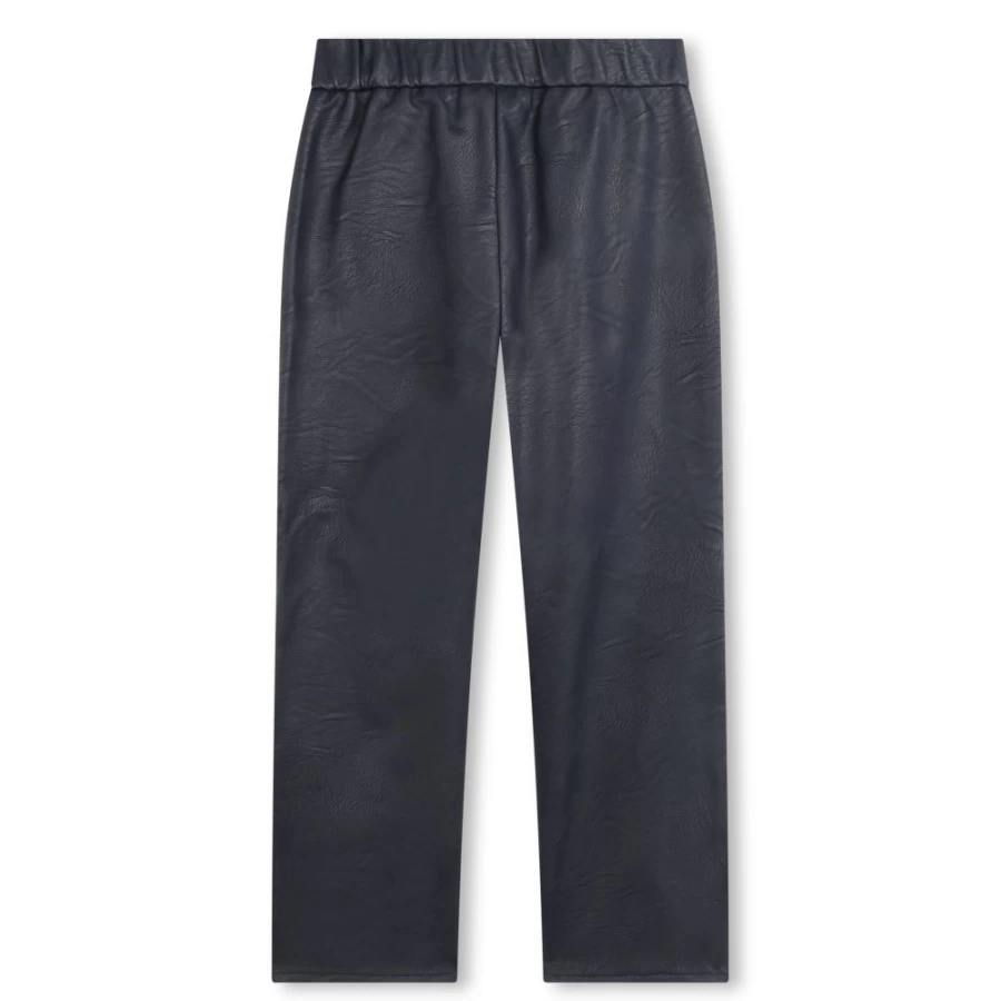 ZADIG & VOLTAIRE Navy Coated Trousers for Girls - Stylish Waterproof Pants