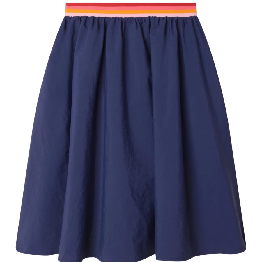 KENZO KIDS Girls' Blue Striped Waistband Skirt for Toddlers