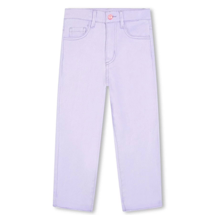 BILLIEBLUSH Girls' Lilac 5-Pocket Trousers for Comfort and Style