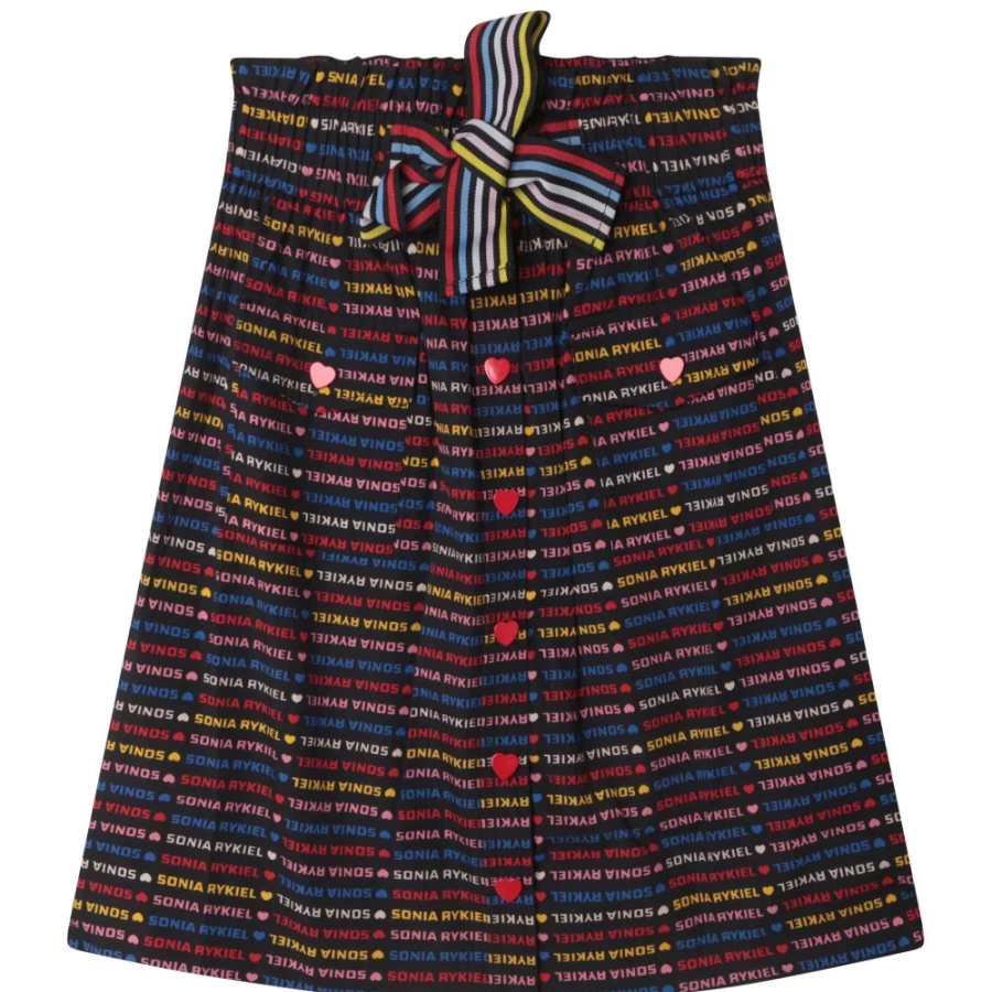 SONIA RYKIEL Girls' Multicoloured Cotton Poplin Skirt - Lightweight & Comfortable