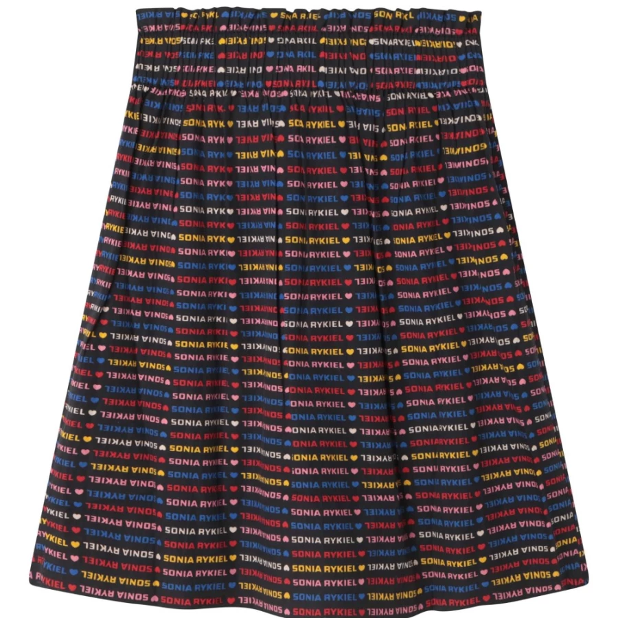 SONIA RYKIEL Girls' Multicoloured Cotton Poplin Skirt - Lightweight & Comfortable