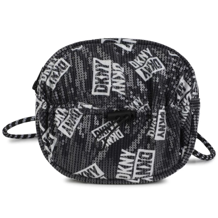 DKNY Two-In-One Convertible Handbag for Girls - Black & White Fashionable Tote & Backpack